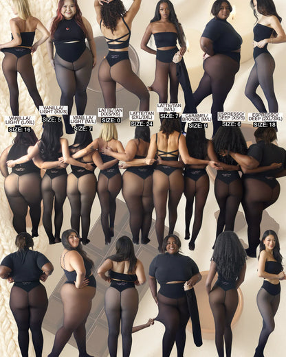 Translucent Fleece-Lined Tights